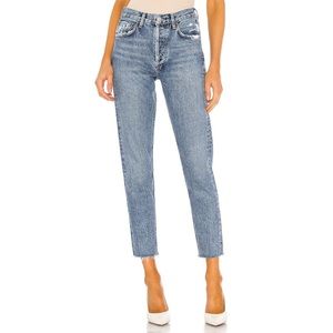 AGOLDE Jamie High Rise Classic Jeans in Livestream